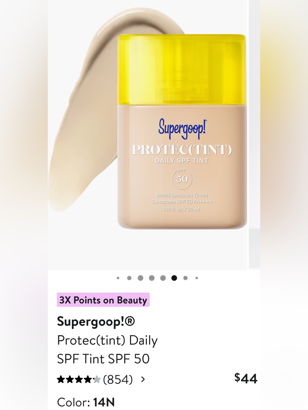 Supergoop! PROTEC(TINT) DAILY SPF TINT -14N - SPF 50 - Picture 7 of 8